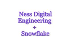 Ness Digital Engineering and Snowflake expand ties