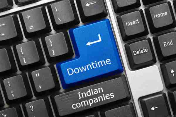 Indian companies downtime