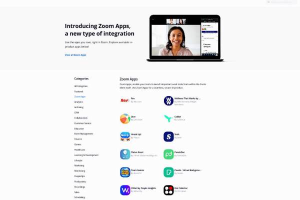 Zoom Apps
