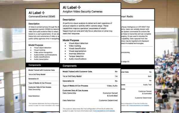 AI nutrition labels